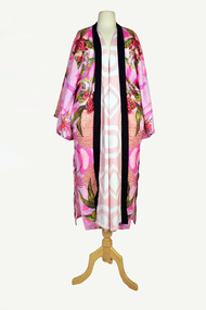 Textile - Cloak, Dr Deanne Gilson, Gum Blossom and Bottle Brush in Dilly Bag Cloak (Women Basket Making and Sharing Knowledge), 2022