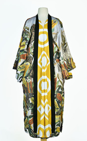 Textile - Cloak, Dr Deanne Gilson, Banksia Tree Cloak (water and fire business), 2022