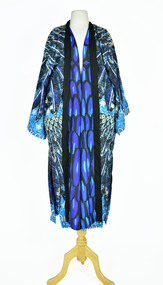 Textile - Cloak, Dr Deanne Gilson, Waa the Crow Totem Cloak (Waa represents our ancestors watching over us), 2022