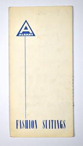 Booklet - Albany Fashion Suitings, Albany Woollen Mills