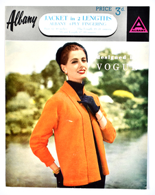 Booklet - Albany Knitting, Jacket in 2 Lengths, Albany Woollen Mills
