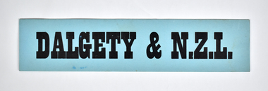 Sign, 1950s - 1970s