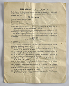 Document - The Genetical Society, 1946