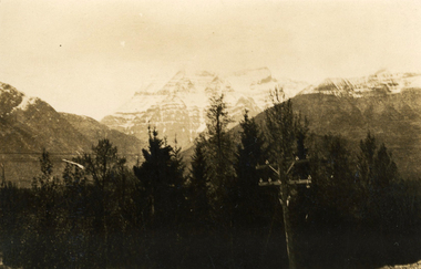 Photograph - Mount Robson, J W Allen, 1928-1929