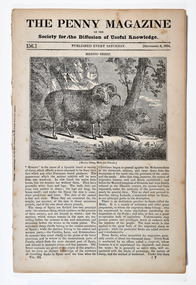 Magazine - The Penny Magazine of the Society for the Diffusion of Useful Knowledge, The Office of the Society for the Diffusion of Useful Knowledge, 6th September, 1834