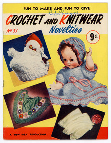 Book - Crochet and Knitwear Novelties, No 31, New Idea, c.1950s