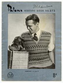 Book - Patons Knitting Book No. 273, Patons and Baldwins, c.1950s