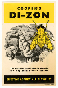 Ephemera - Coopers Di-zon, William Cooper & Nephews (Australia) Pty. Ltd, 1950s