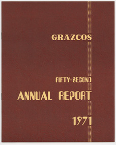 Document - Grazcos Annual Report, 1971