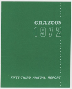 Document - Grazcos Annual Report, 1972