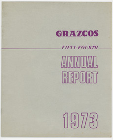 Document - Grazcos Annual Report, 1973