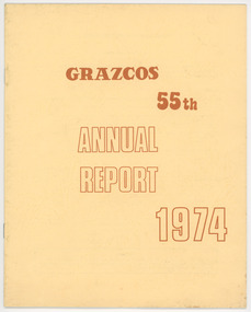 Document - Grazcos Annual Report, Grazcos Co-operative Limited, 1974