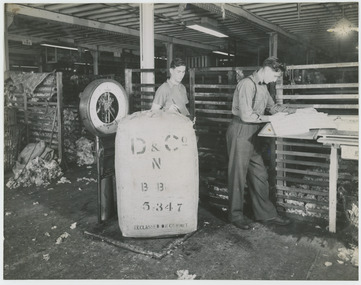 Photograph - Weighing Bales, 1960s