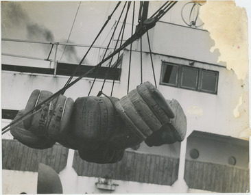 Photograph - Loading Wool Bales on to a Ship, 1960s