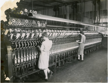 Photograph - Worsted Spinning, 1960s