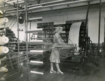 Photograph - Warping Machine, 1960s