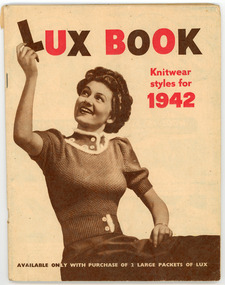 Book - Pattern Book, Lux Book Knitwear Styles for 1942, Unilever, 1942