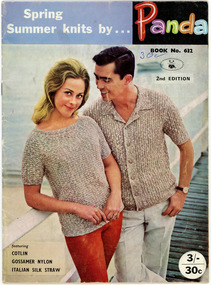 Book - Pattern Book, Spring Summer Knits by Panda, Book No. 632, Panda Cafap Pty. Ltd, 1960s