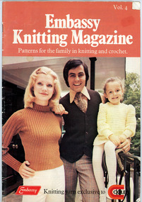 Book - Pattern Book, Embassy Knitting Magazine, Vol. 4, Embassy, 1970s