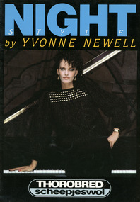 Book - Pattern Book, Thorobred Scheepjeswol Night Style by Yvonne Newell, Thorobred Scheepjeswol Pty. Ltd, 1980s