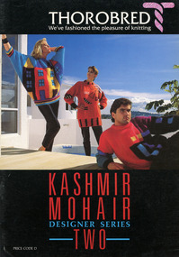 Book - Pattern Book, Thorobred Kashmir Mohair Designer Series Two, Thorobred Scheepjeswol Pty. Ltd, 1980s