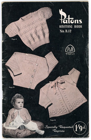 Book - Pattern Book, Patons Knitting Book, No. R.12, Patons and Baldwins, 1950s