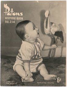 Book - Pattern Book, Patons Knitting Book, No. 214, Patons and Baldwins, 1950s