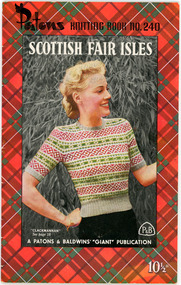 Book - Pattern Book, Patons Knitting Book, No. 240, Patons and Baldwins, 1950s