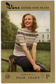 Book - Pattern Book, Patons Knitting Book, No. 262, Patons and Baldwins, 1950s