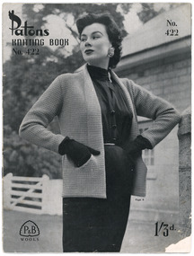 Book - Pattern Book, Patons Knitting Book, No. 422, Patons and Baldwins, 1950s