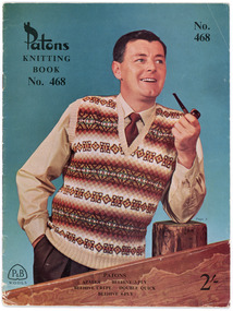 Book - Pattern Book, Patons Knitting Book, No. 468, Patons and Baldwins, 1950s