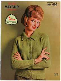 Book - Pattern Book, Patons Knitting Book, No. 696, Patons and Baldwins, 1960s