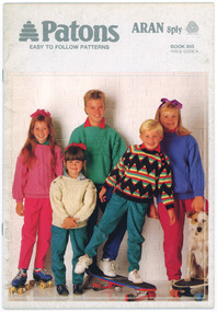 Book - Pattern Book, Patons Knitting Book, No.805, Patons and Baldwins, 1980s