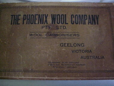 Container - Display Case, Phoenix Wool Company Pty Ltd, 1950-1955