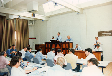 Photograph - Sale Room, National Wool Centre, Geelong, 11 January 1995