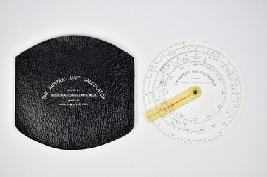 Tool - The Austral Unit Calculator, Industrial Consultants, c.1960