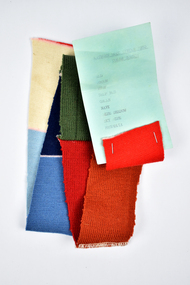 Textile - Fabric Sample, Kathryn Knitwear, 1980