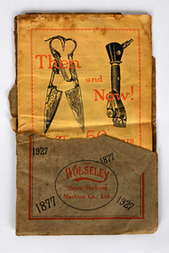 Manual - 50 Year Commemorative Manual, The Wolseley Sheep Shearing Machine Company, 1927