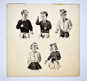 Drawing - Illustration, Kathryn Knitwear, c.1961-1972