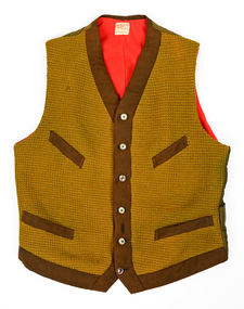 Textile - Waistcoat, R. Collins Hocking, c.1910