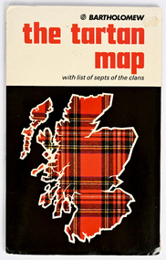Map - The Tartan Map, John Bartholomew & Son Ltd, 1970s