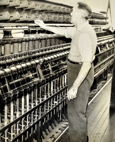 Photograph - Loom, Returned Sailors and Soldiers Mill, Norm Holroyd, 1960's - 1970's
