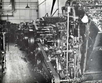 Photograph - Machinery, Returned Sailors and Soldiers Mill, Norm Holroyd, 1960's - 1970's
