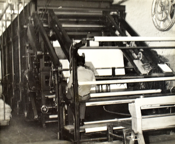 Photograph - Machinery, Returned Sailors and Soldiers Mill, Norm Holroyd, 1960's - 1970's