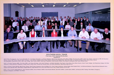 Photograph - Southern Wool Trade, Final Sale, 30 June 2010