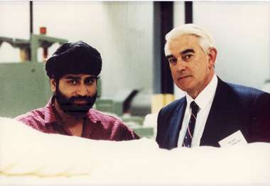 Photograph - Opening Day, Port Phillip Topmaking, 18 June 1990