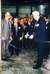 Photograph - Opening Day, Port Phillip Topmaking, 18 June 1990