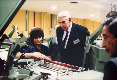 Photograph - Opening Day, Port Phillip Topmaking, 18 June 1990