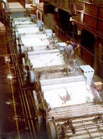 Photograph - Wool Scouring, Port Phillip Mills, Williamstown, 1984