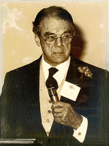 Photograph - S. S. Nevile O. B. E., Managing Director, Port Phillip Mills, 1981